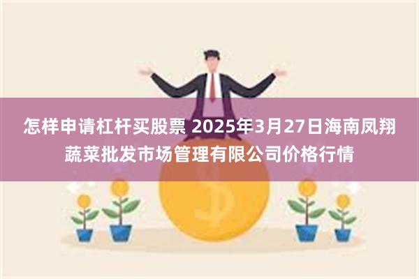 怎样申请杠杆买股票 2025年3月27日海南凤翔蔬菜批发市场管理有限公司价格行情
