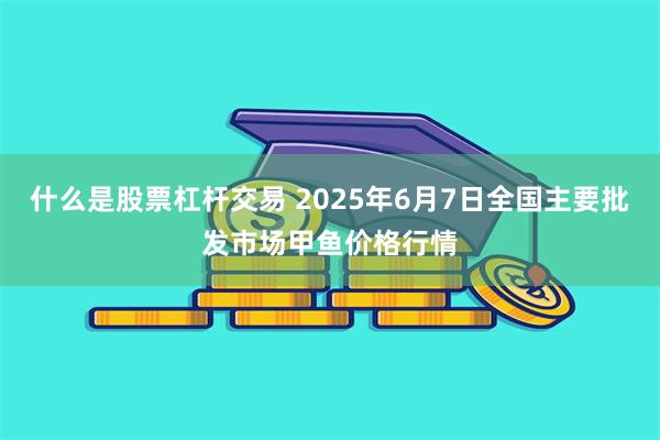 什么是股票杠杆交易 2025年6月7日全国主要批发市场甲鱼价格行情